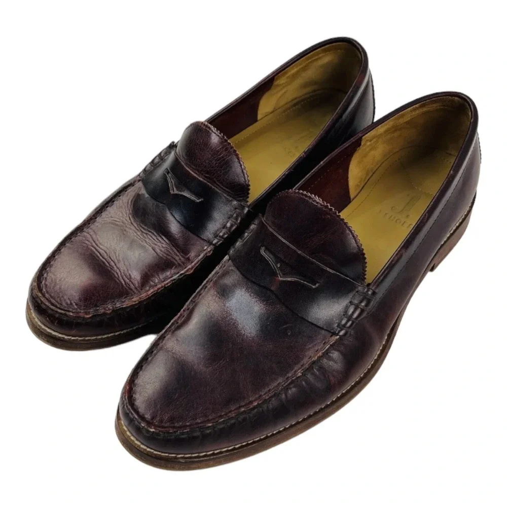 J SHOES. Stephen T3901 Brown Penny Loafers Mens Size‎ 10